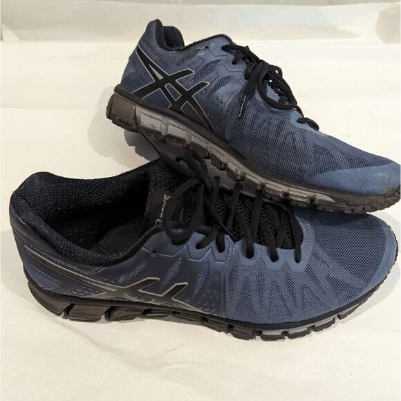 Men's ASICS GEL-QUANTUM 180 TR Blue Gray Black Size 11 Running Hiking Training - Picture 4 of 7